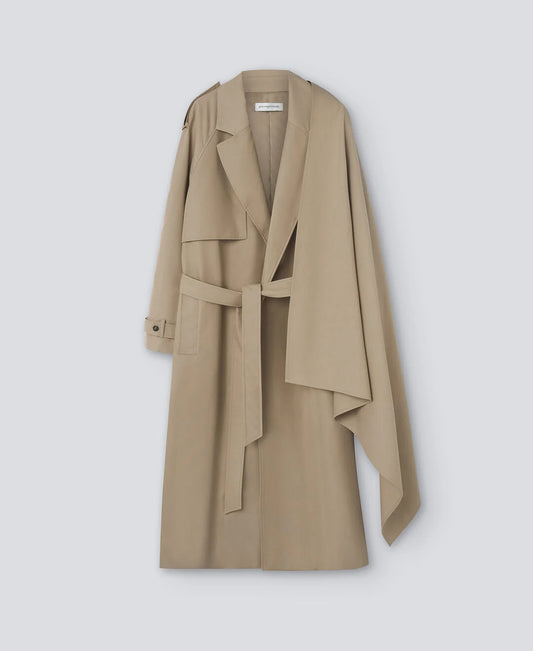 WOMEN'S OVERSIZED COTTON TRENCH